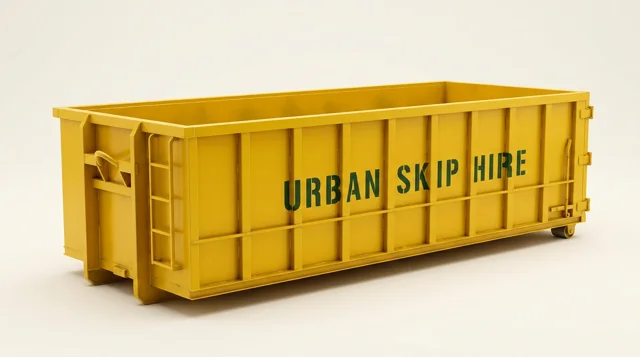 Yellow Urban skip; see dimensions for each size