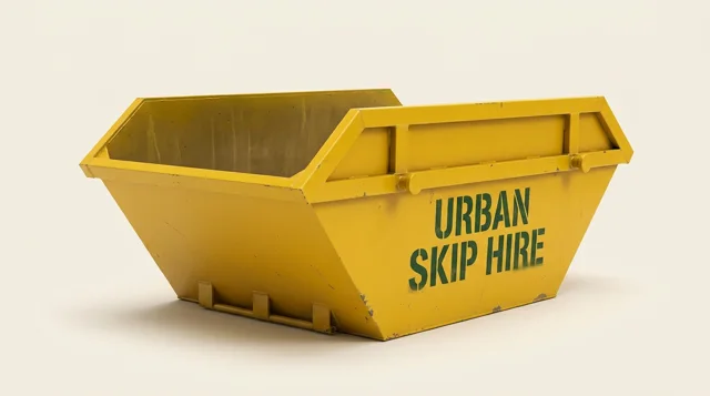 Yellow Urban skip; see dimensions for each size
